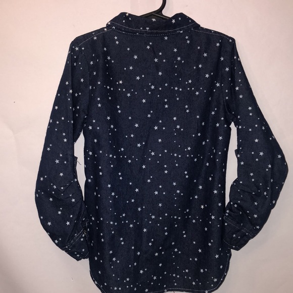 Stylish Jean-Like Top for Girls - Picture 6 of 7